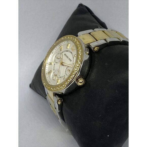 Michael Kors Parker MK6055 Womens Stainless Steel Analog Dial Quartz Watch UC514 - Picture 4 of 12